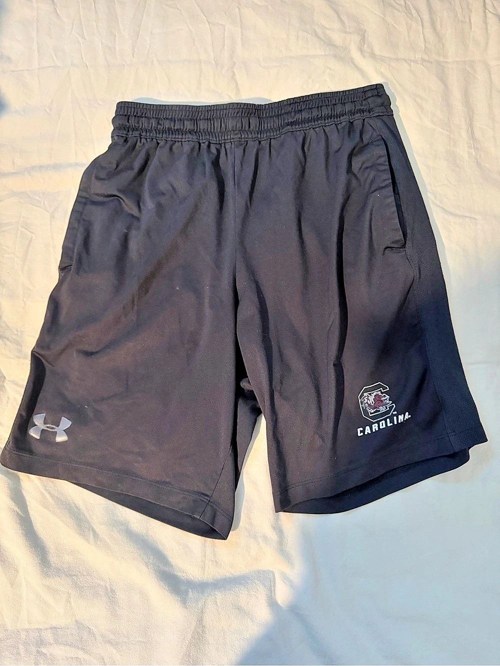 Under Armour South Carolina Gamecocks Replica Basketball Shorts Medium Black